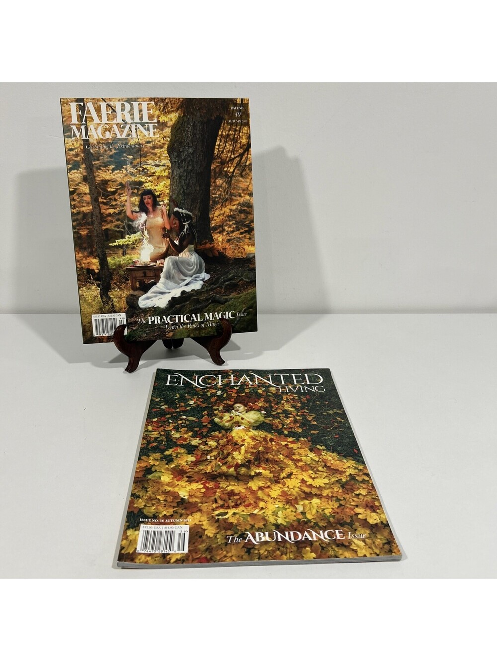 ENCHANTED LIVING Issue 56 Autumn 2021 & FAERIE MAGAZINE Issue 40